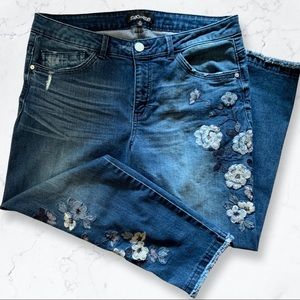 Mac and Me Embroidered Jeans size 12